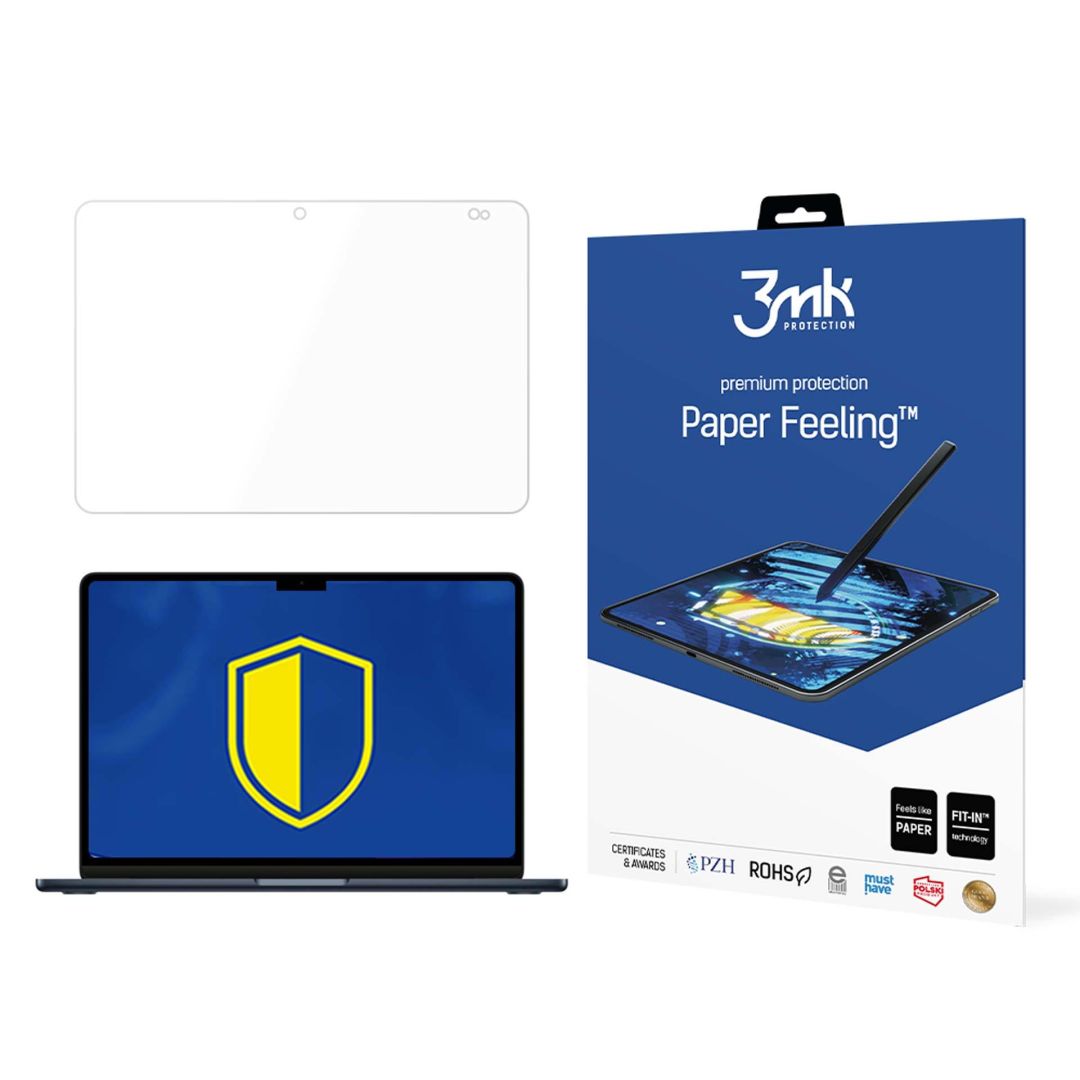 3mk Paper Feeling védőfólia rajzoláshoz Apple MacBook Air 13,6