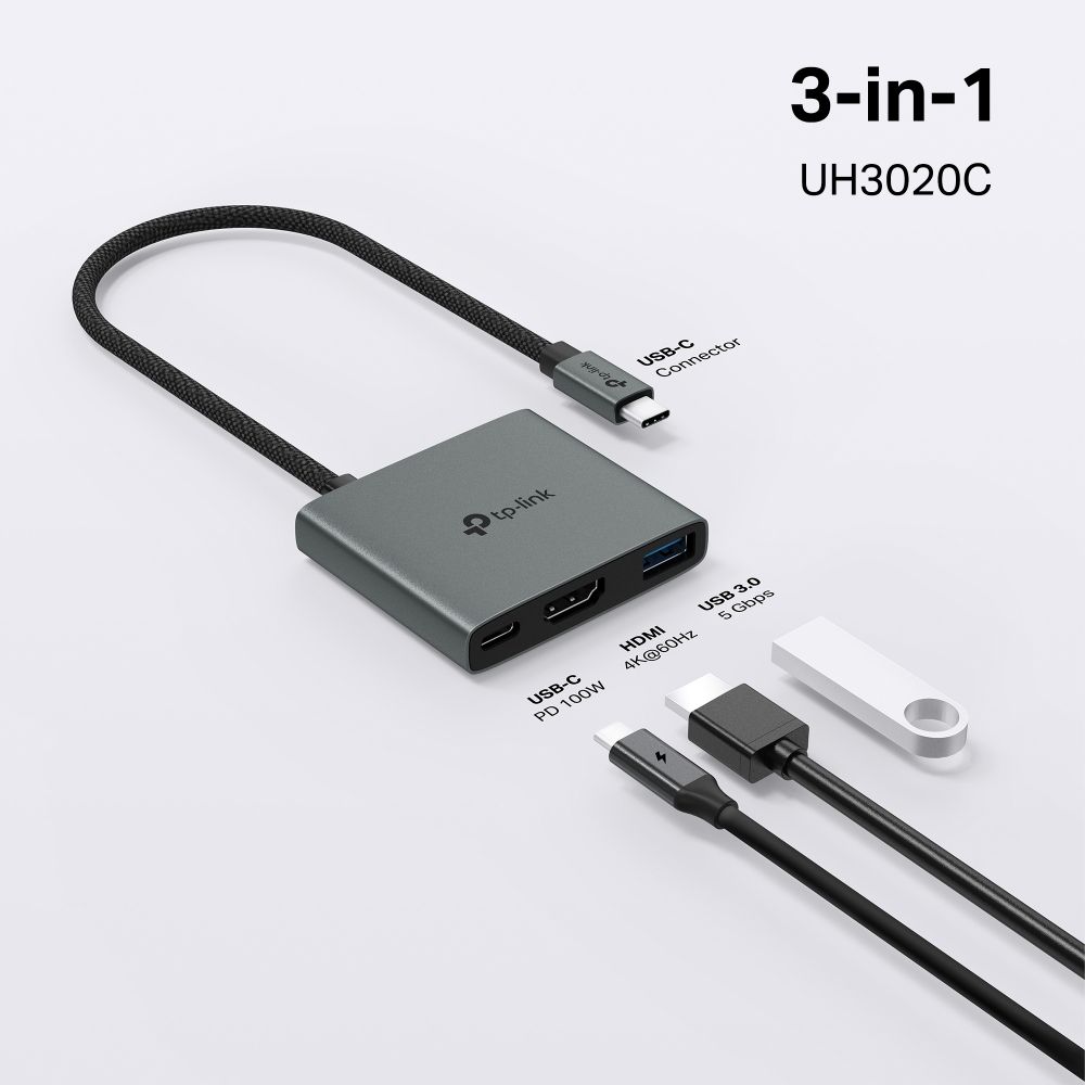 TP-Link UH3020C USB Type-C 3in1 Hub