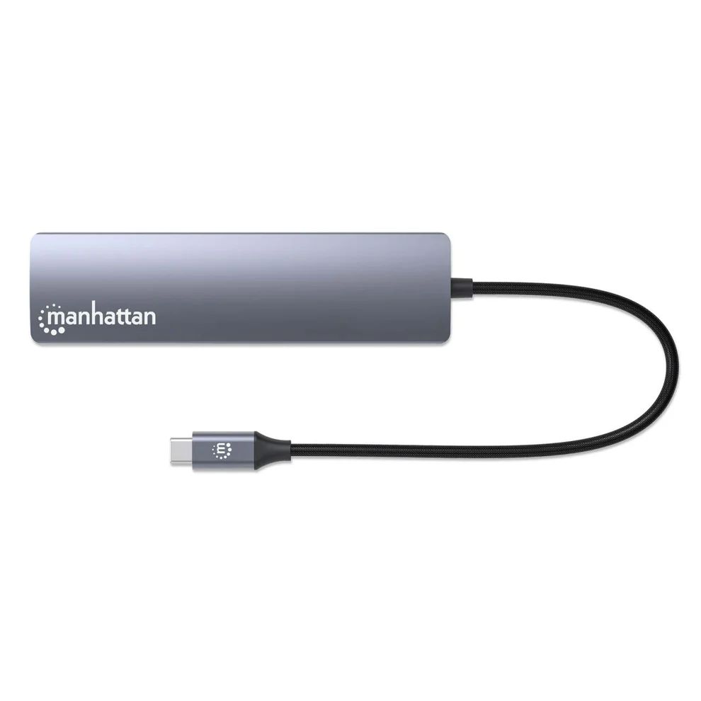 Manhattan USB-C PD 6-in-1 4K Docking Station / Multiport Hub