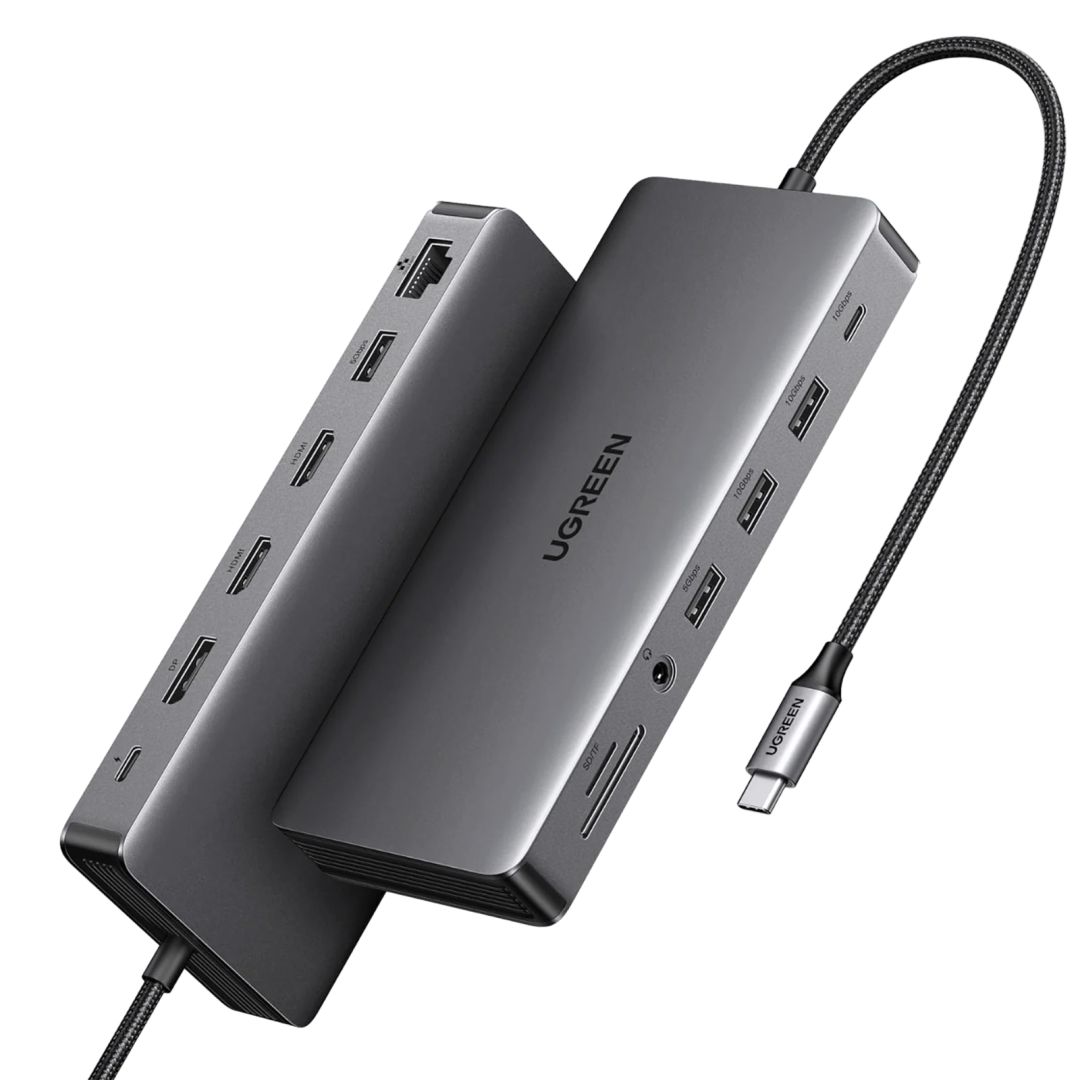 UGREEN Revodok Pro 313 13-in-1 Triple Display Docking Station Grey