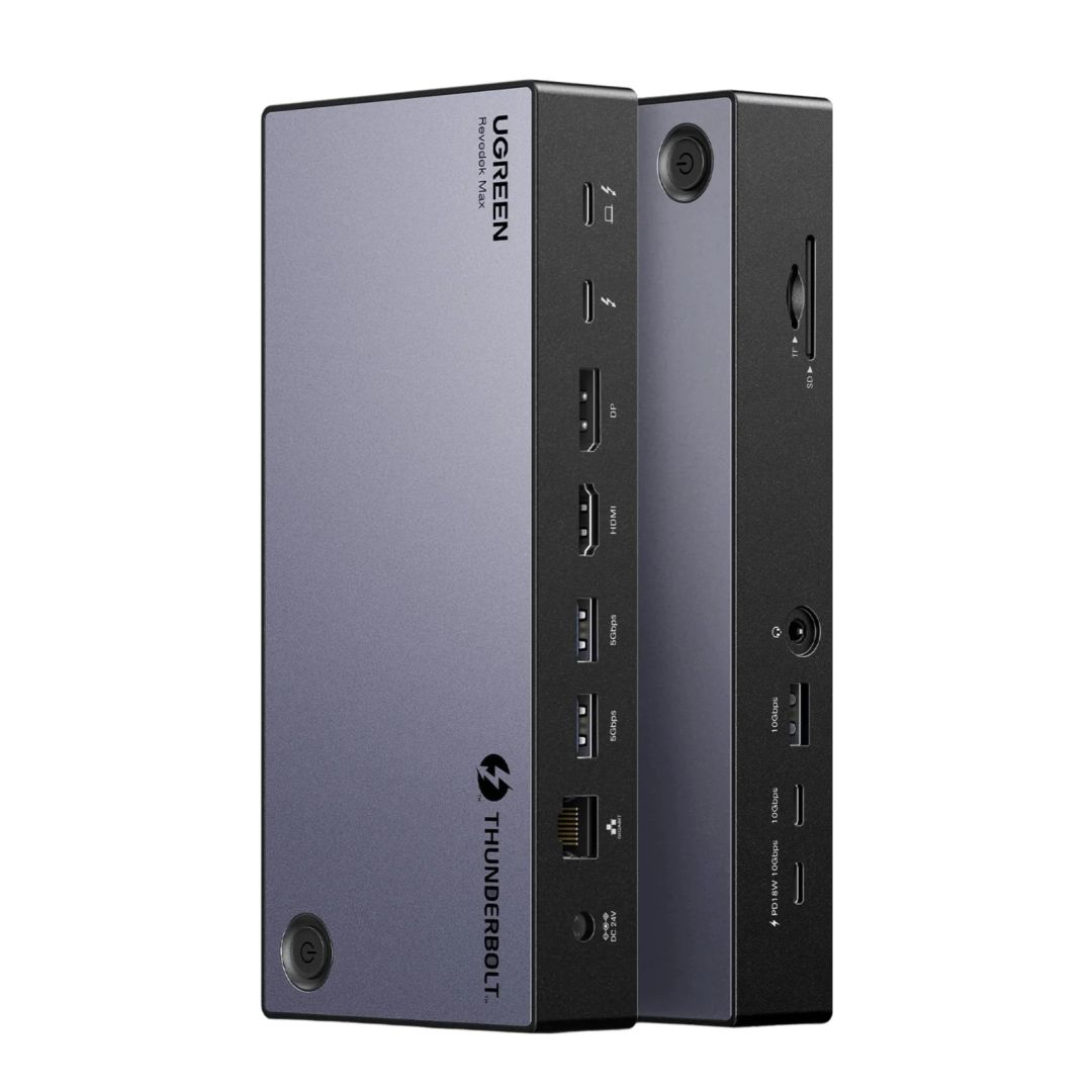 UGREEN Revodok Max 313 Thunderbolt 4 Dock, 13-in-1 40Gbps Docking Station Grey