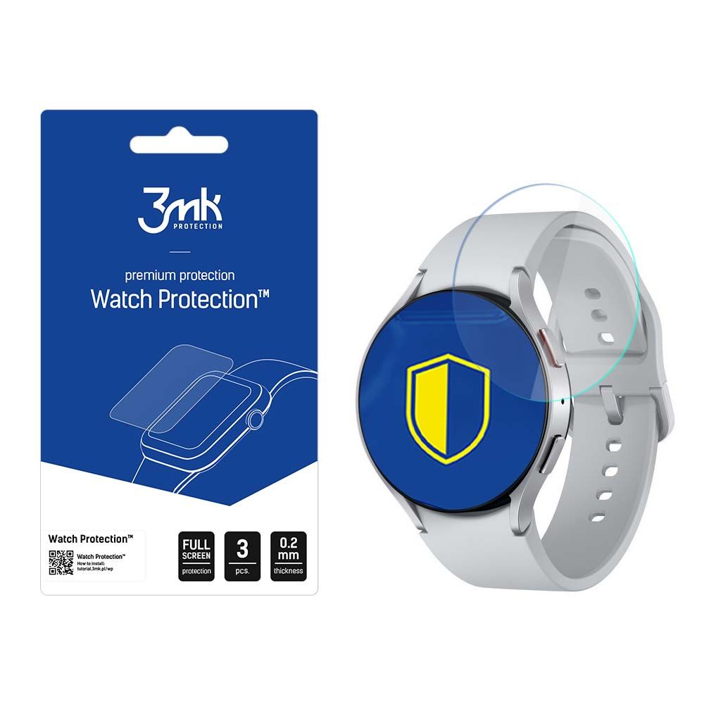 3mk Óra kijelző védőfólia FlexibleGlass hibrid üvegfólia 7H Samsung Galaxy Watch 6 44mm