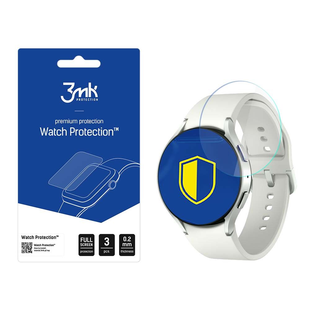 3mk Óra kijelző védőfólia FlexibleGlass hibrid üvegfólia 7H Samsung Galaxy Watch 6 40mm