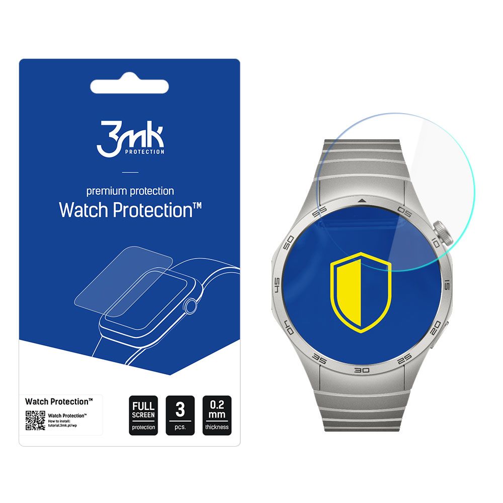 3mk Óra kijelző védőfólia FlexibleGlass hibrid üvegfólia 7H Huawei Watch GT 4 46mm