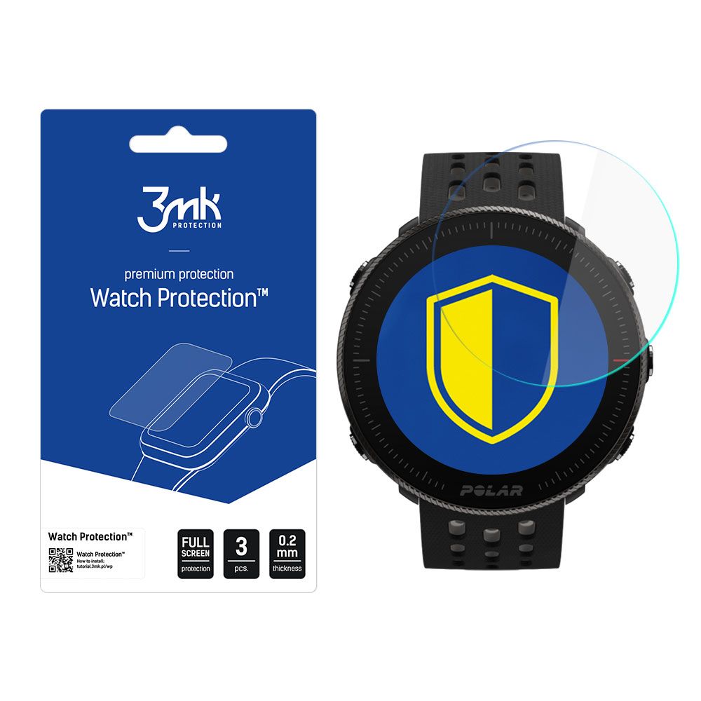 3mk Óra kijelző védőfólia FlexibleGlass hibrid üvegfólia 7H Polar Vantage M2