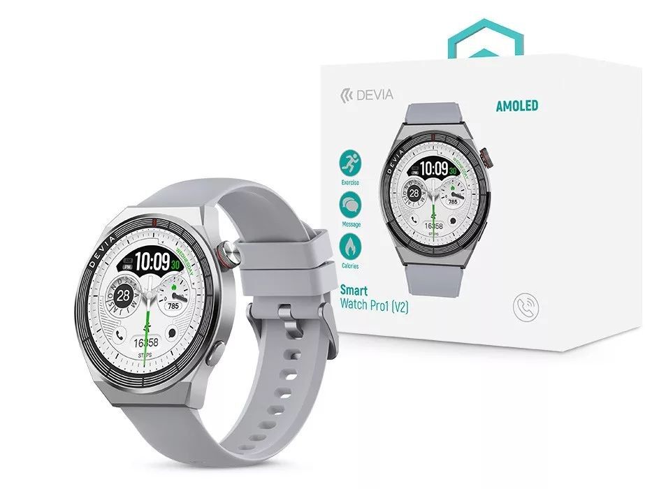 Devia Pro1 (V2) Smart Watch Silver