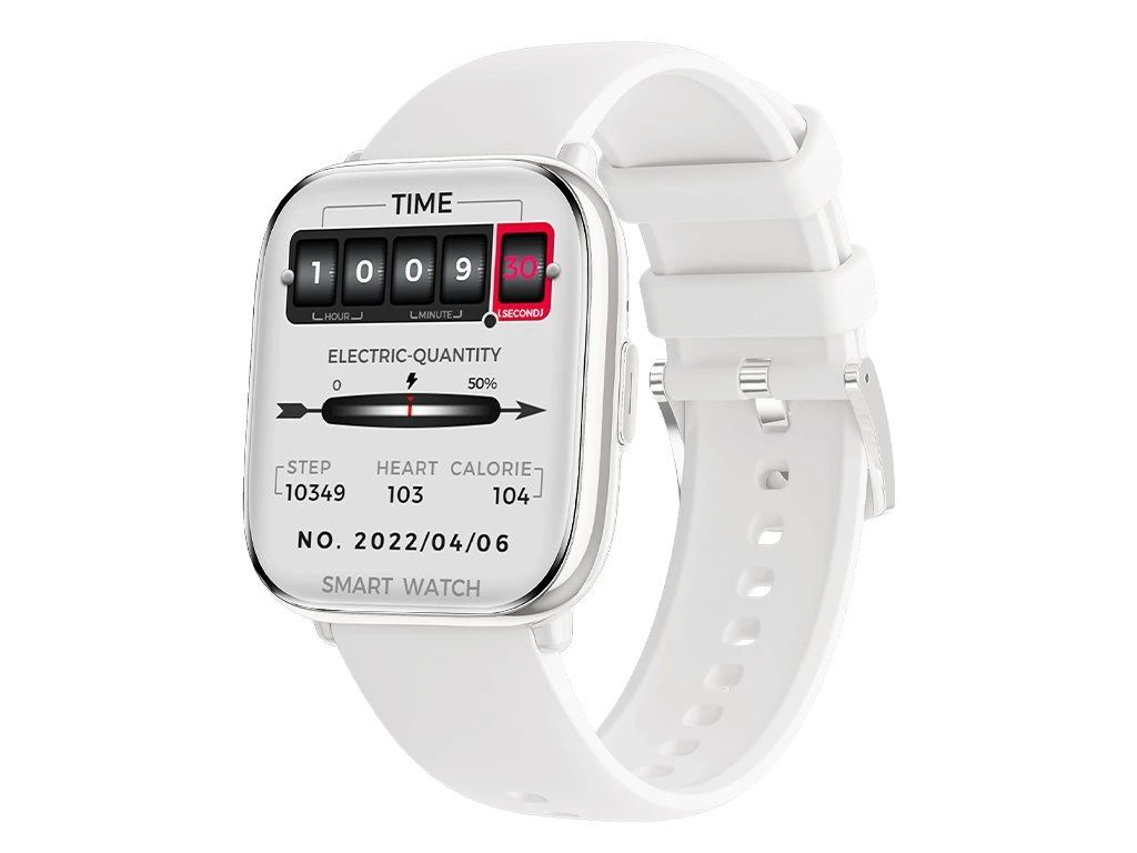 Carneo Proxima HR+ Smartwatch Silver/White