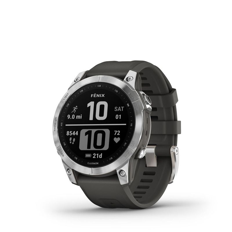 Garmin fenix 7 Silver with Graphite Band