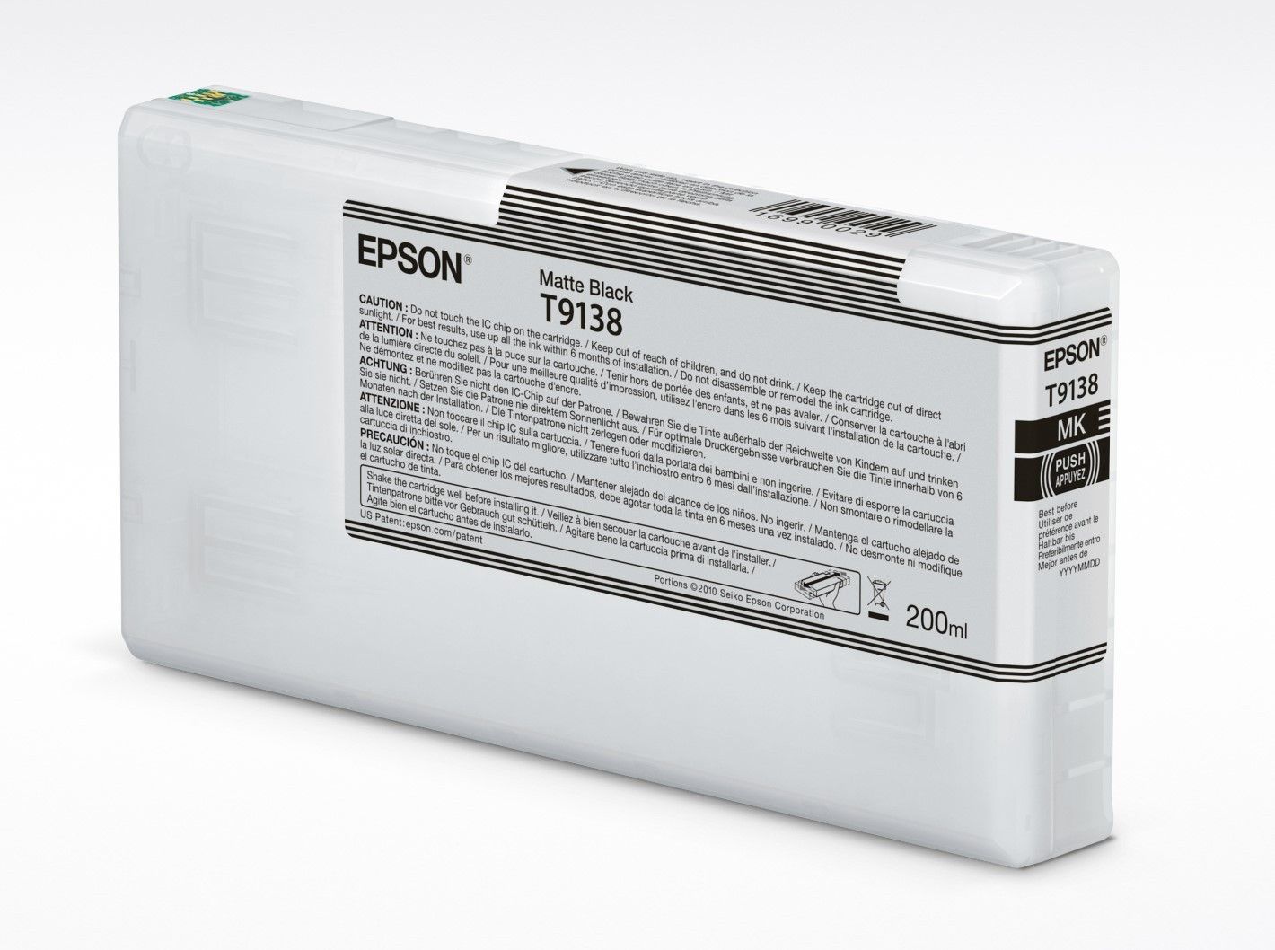 Epson T9138 Matte Black tintapatron