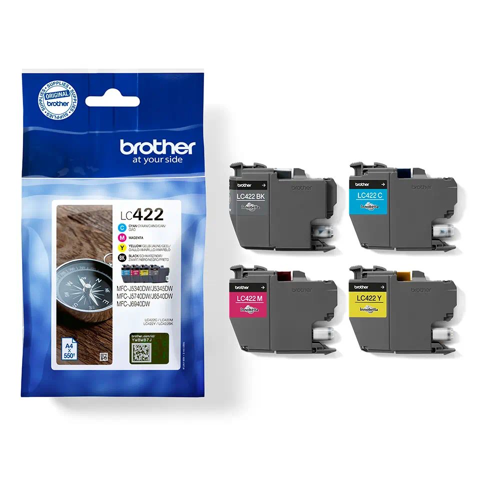 Brother LC-422 Multipack in blister tintapatron