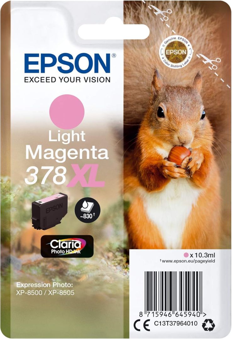 Epson T3796 (378XL) Light Magenta tintapatron