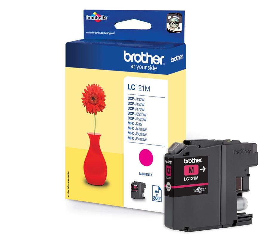 Brother LC-121M Magenta tintapatron