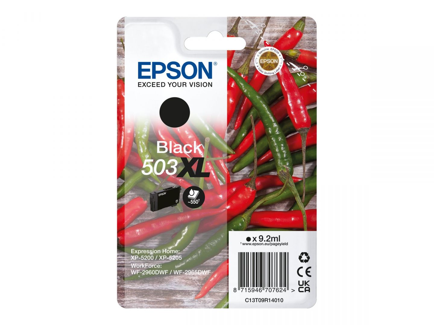 Epson T09R1 (503XL) Black tintapatron