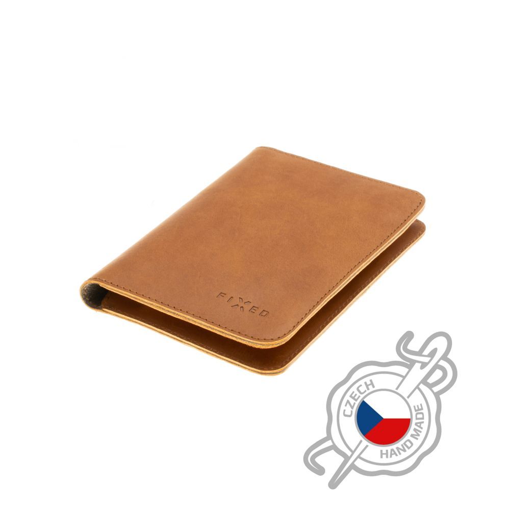 FIXED Passport valódi bőr  pénztárca, barna