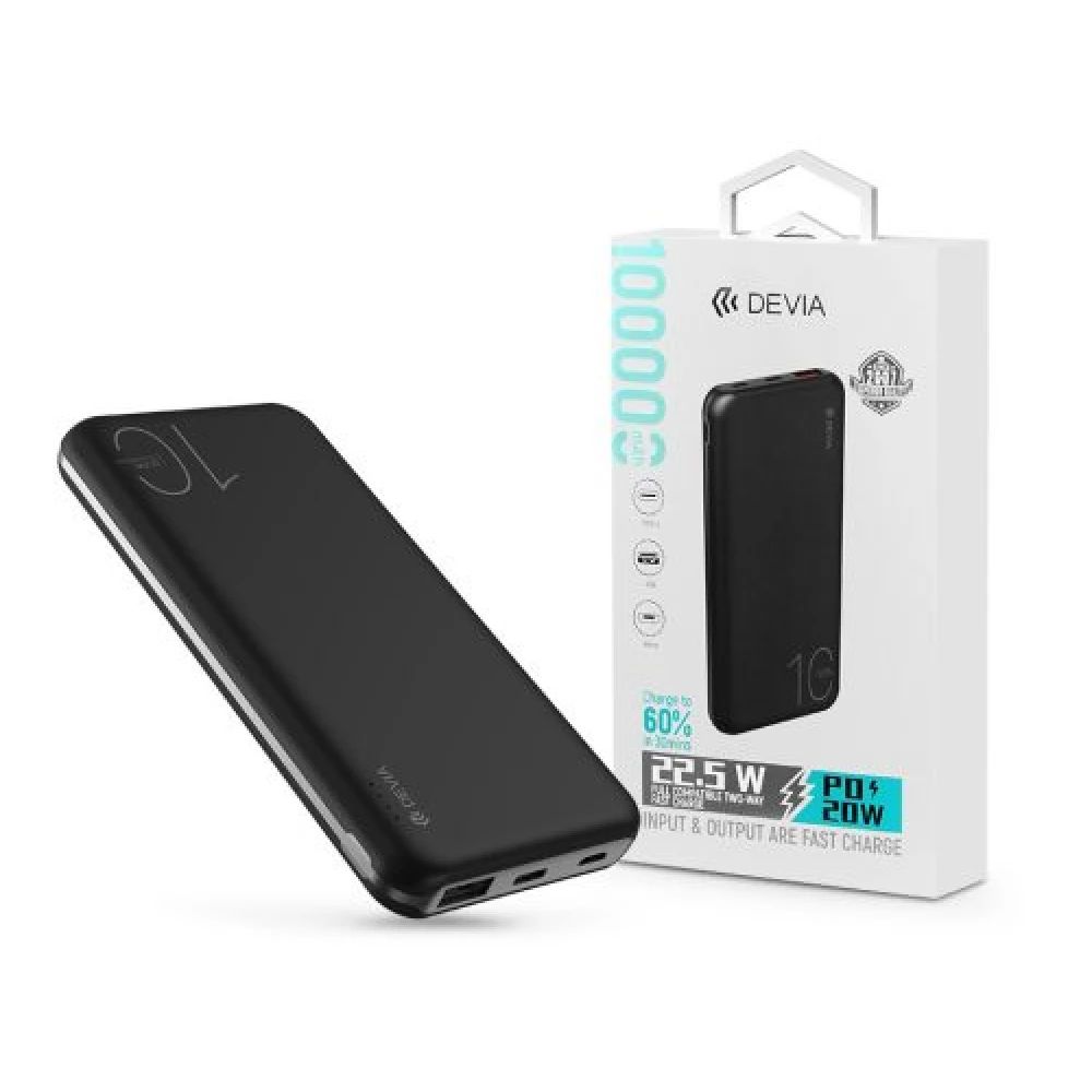 Devia Smart Series 10000mAh PowerBank Black