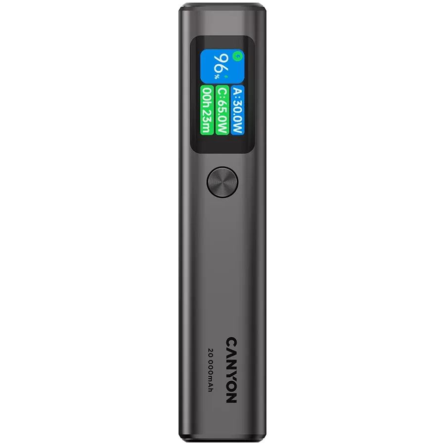 Canyon OnPower 230 20000mAh PowertBank Dark Grey