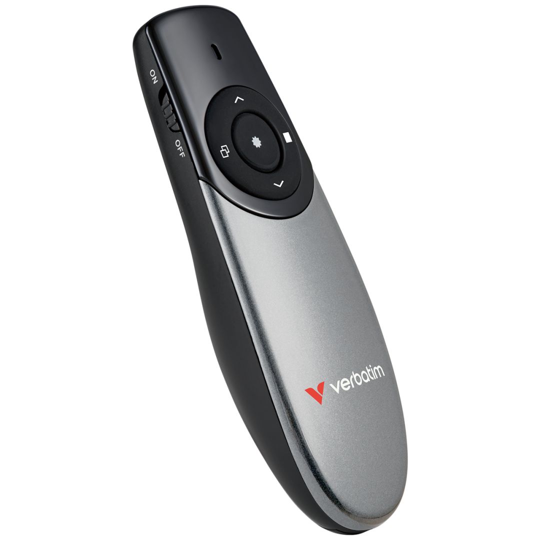 Verbatim Focus Wireless Presenter with Red Laser Pointer