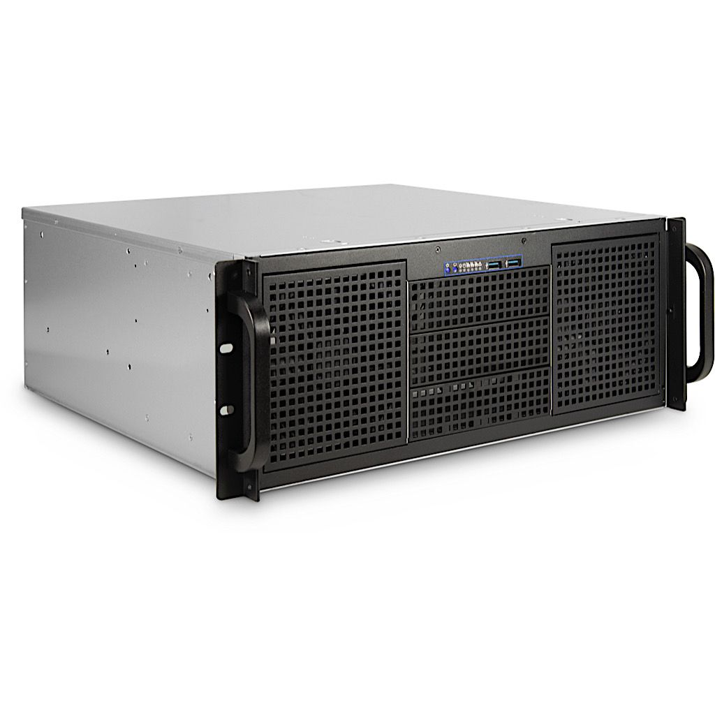 Inter-Tech IPC 4U-40240 Rackszekrénybe szerelhető Ház Silver