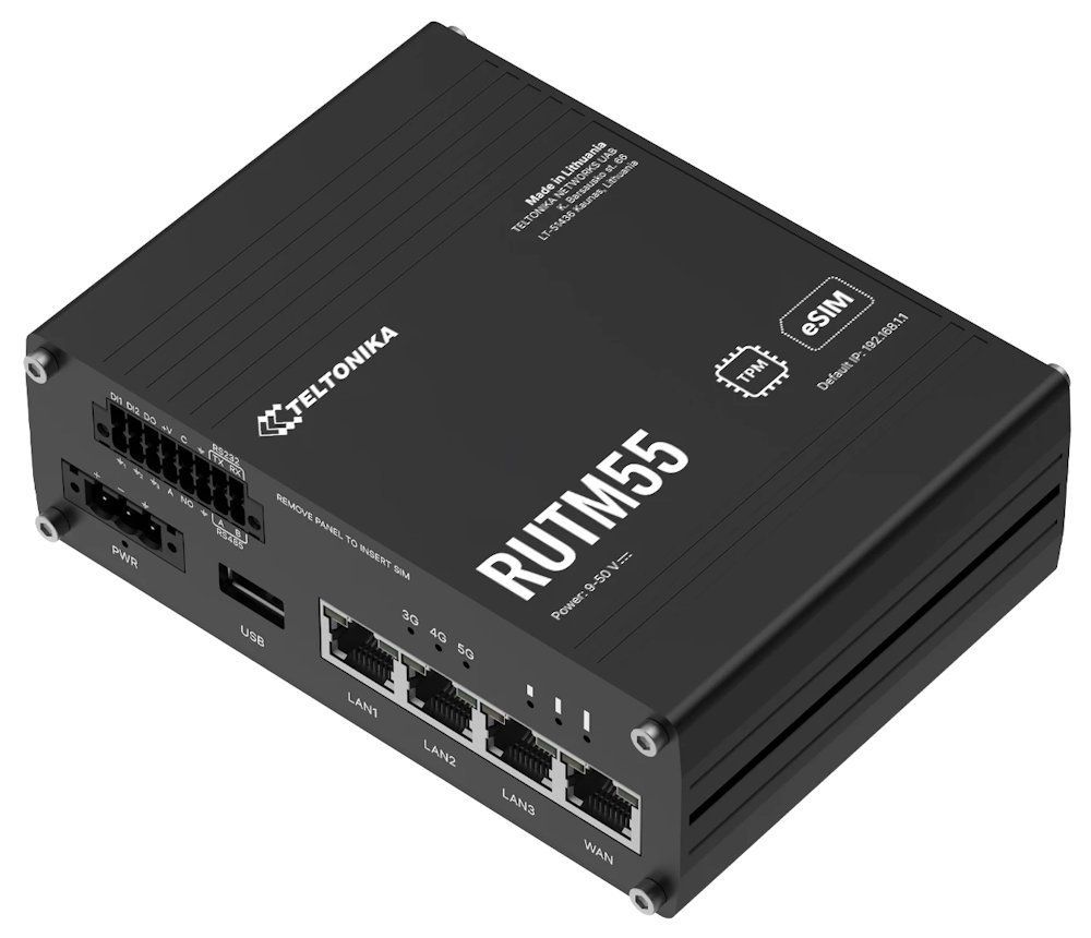 Teltonika RUTM55 5G Industrial Router
