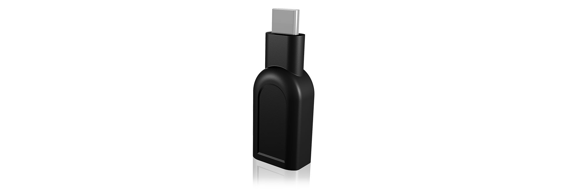 Raidsonic IcyBox IB-CB003 USB3.0 Type-C plug to USB3.0 Type-A adapter Black