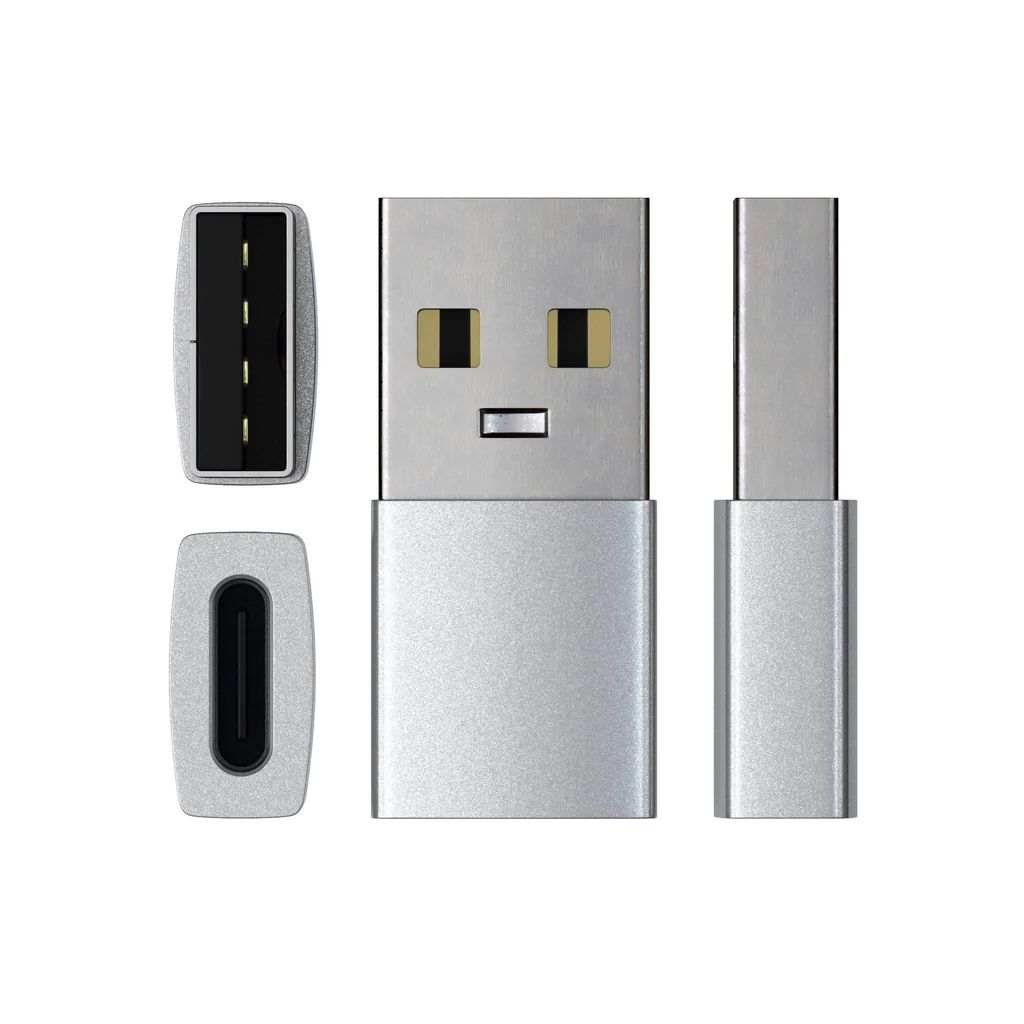 Satechi Type-A to Type-C Adapter Silver