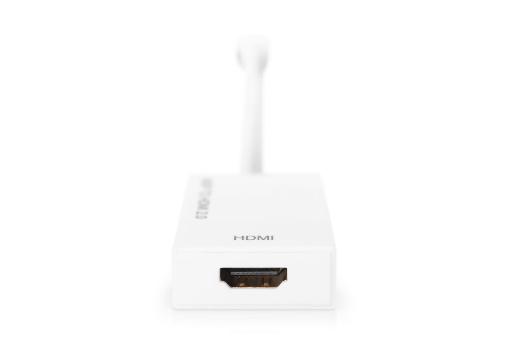Digitus DisplayPort adapter cable mini DP - HDMI type A M/F 0,2m White