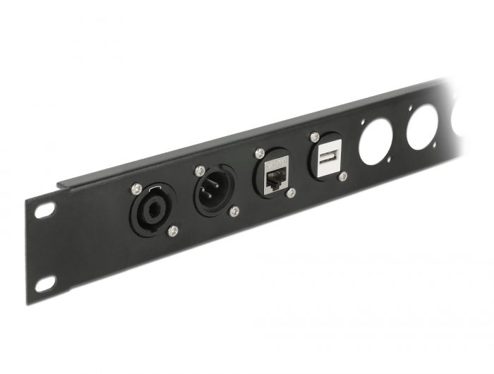DeLock D-Type Module 6.35 mm 3 pin stereo jack to solder connector