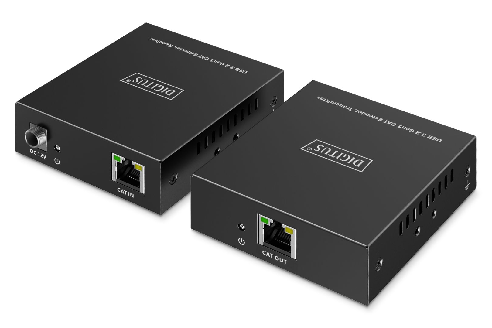 Digitus USB3.2 Gen1 CAT Extender 5Gbps 4ports: 3x USB-A / 1x USB-C 100m