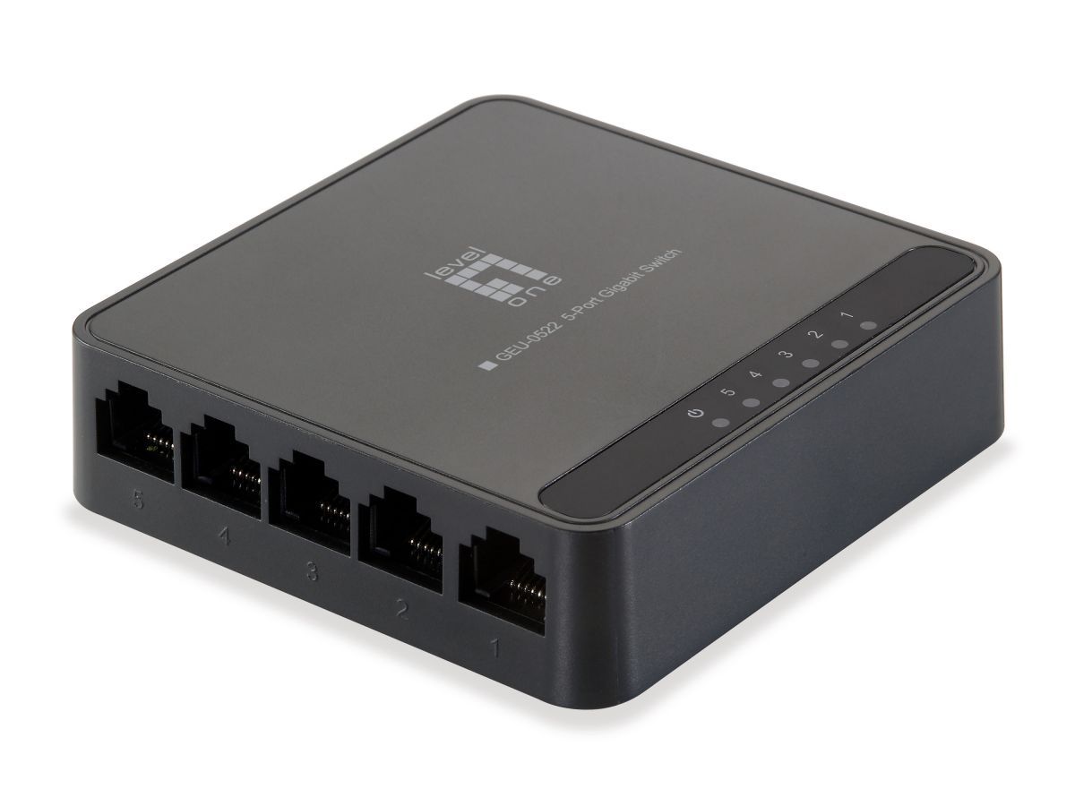 LevelOne GEU-0522 5-Port Gigabit Switch