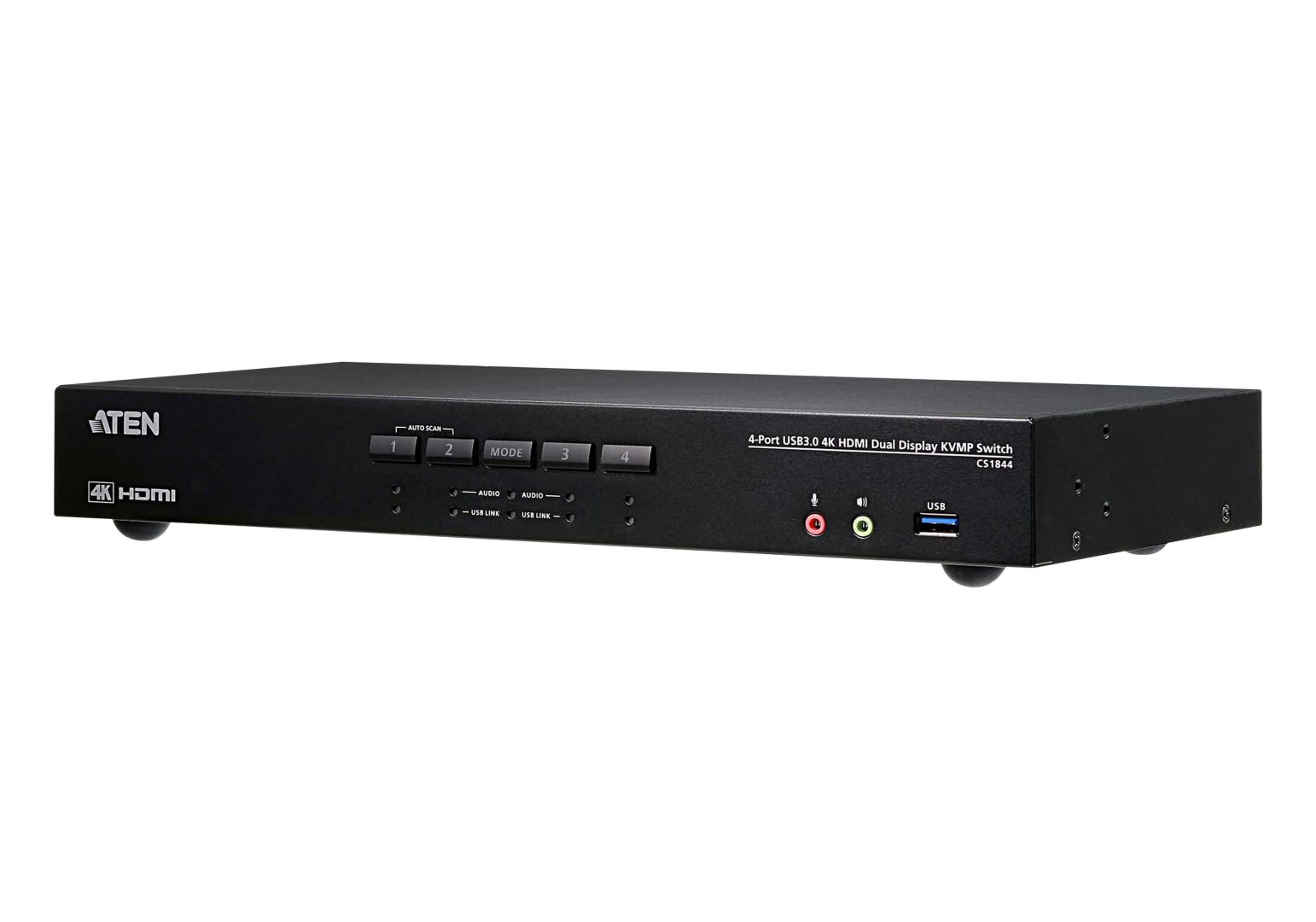 ATEN CS1844 4-Port USB 3.0 4K HDMI Dual Display KVMP Switch