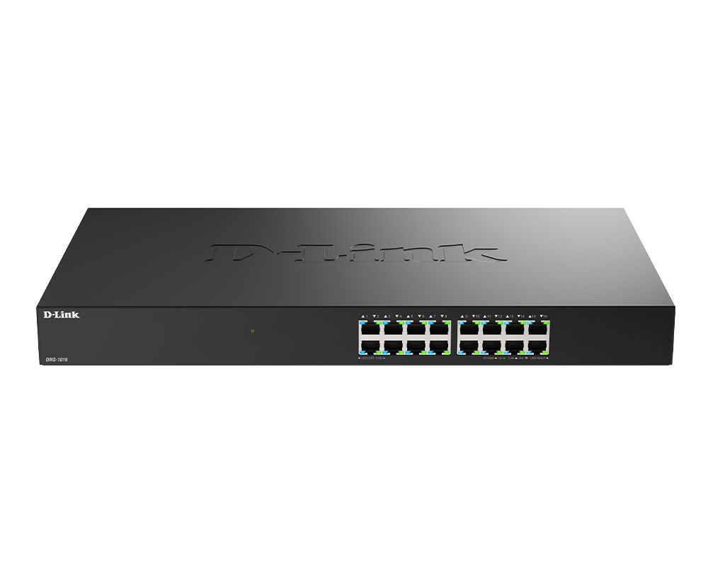 D-Link DMS-1016 16-Port 2.5G Multi-Gigabit Unmanaged Switch