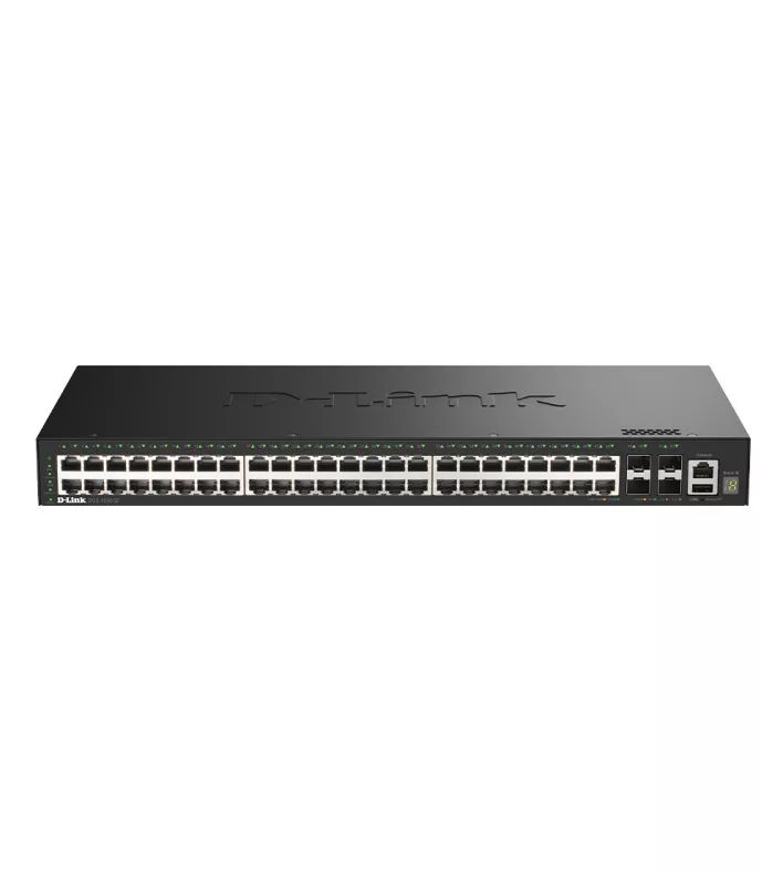 D-Link DGS-1530-52/E 48-Port Gigabit Stackable Smart Managed Switch