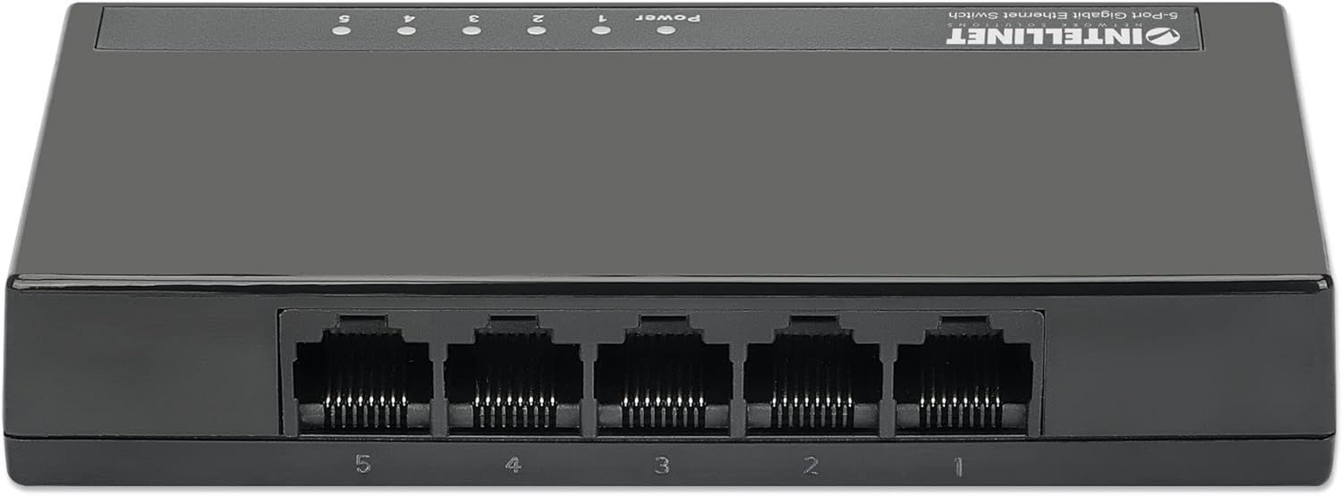 Intellinet 5-Port Switch Black