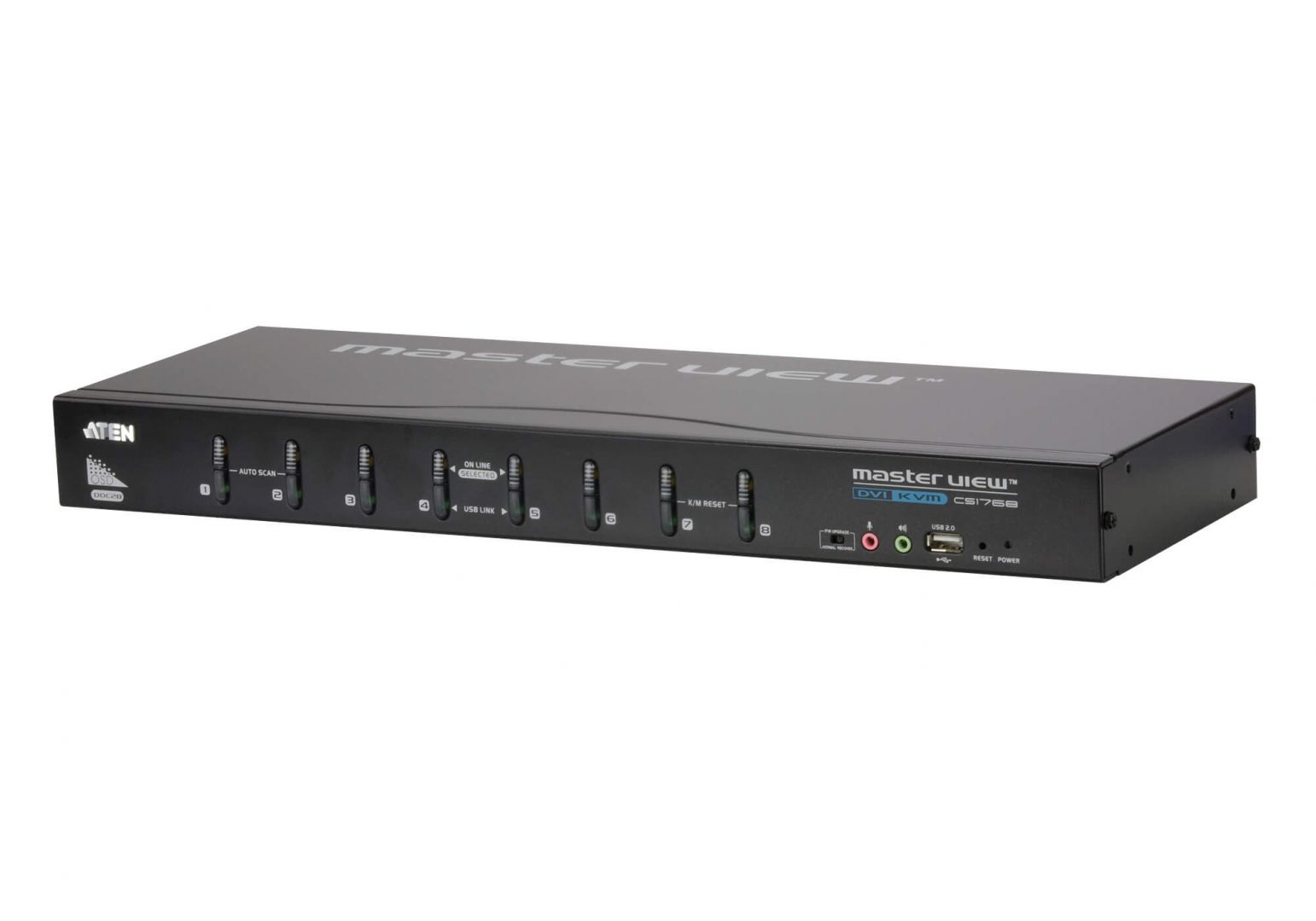 ATEN CS1768-AT-G 8-Port USB DVI KVM Switch Audio