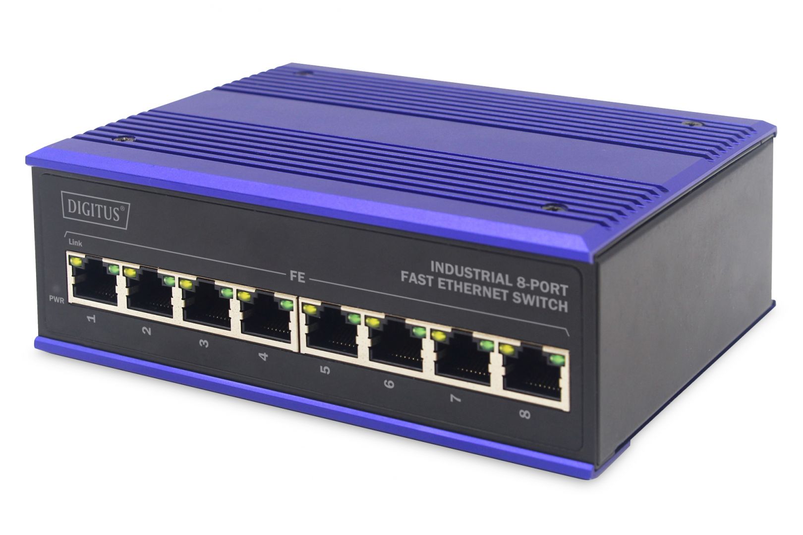 Digitus Industrial 8-Port Fast Ethernet Switch