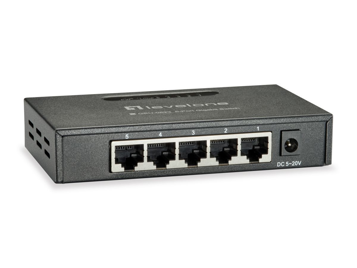 LevelOne GEU-0523 5-Port Gigabit Switch