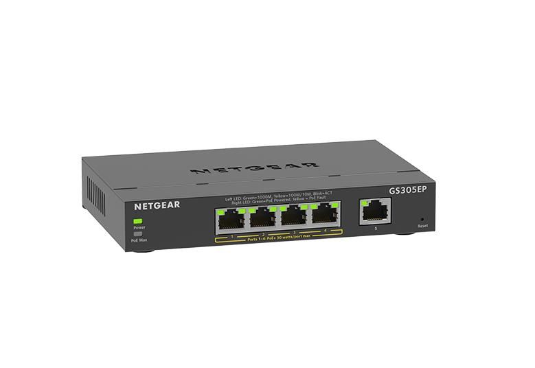 Netgear GS305EP 5-Port Gigabit Ethernet Plus PoE Switch