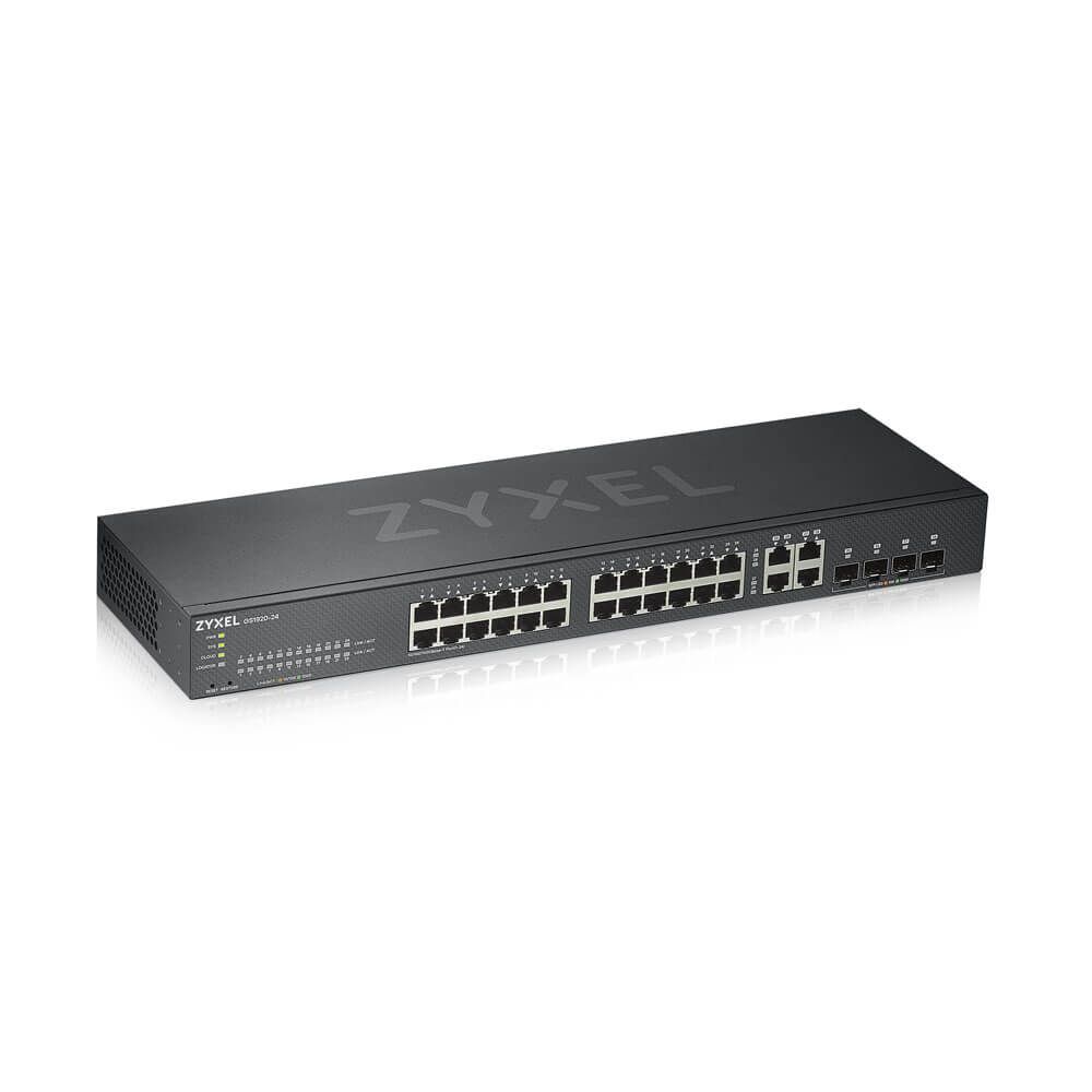 ZyXEL GS1920-24V2 28port GbE LAN L2 menedzselhető switch