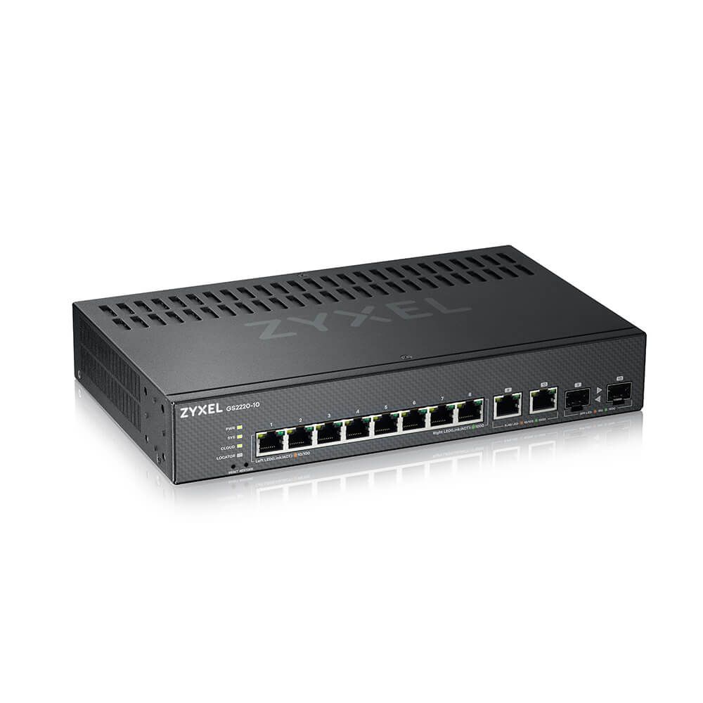 ZyXEL GS2220-10 10-port GbE L2+ Managed Switch