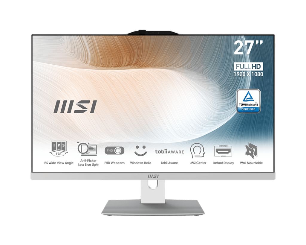 Msi Modern AM272P 12M AiO White