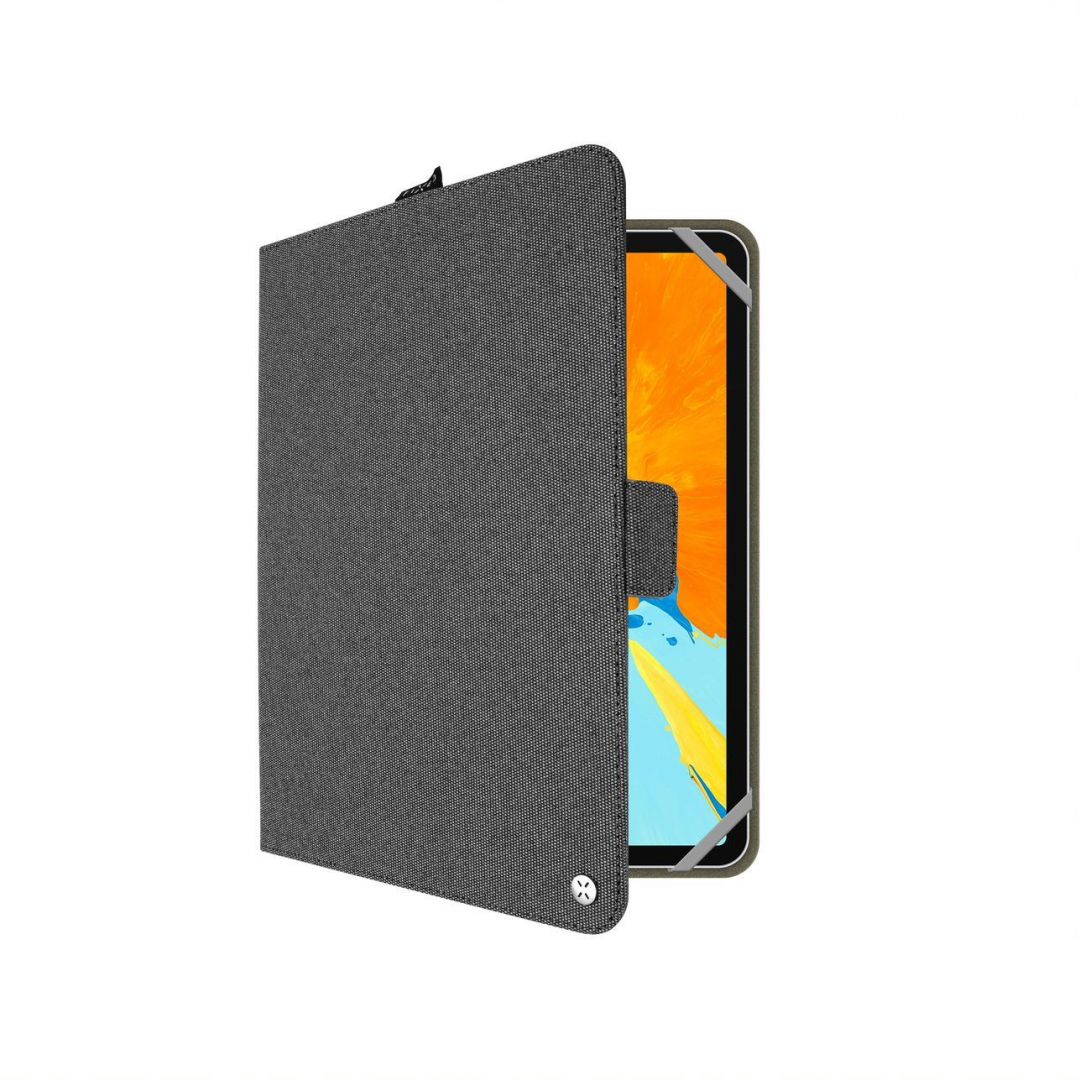 FIXED Novel fabric Tok tablets w/ Állvány and stylus pocket 10,1