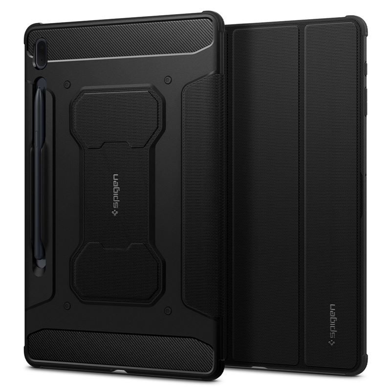 Spigen Rugged Armor Pro, black - Samsung Galaxy Tab S7 FE/S7 FE 5G