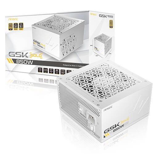 Antec 850W 80+ Gold GSK850 White ATX3.1