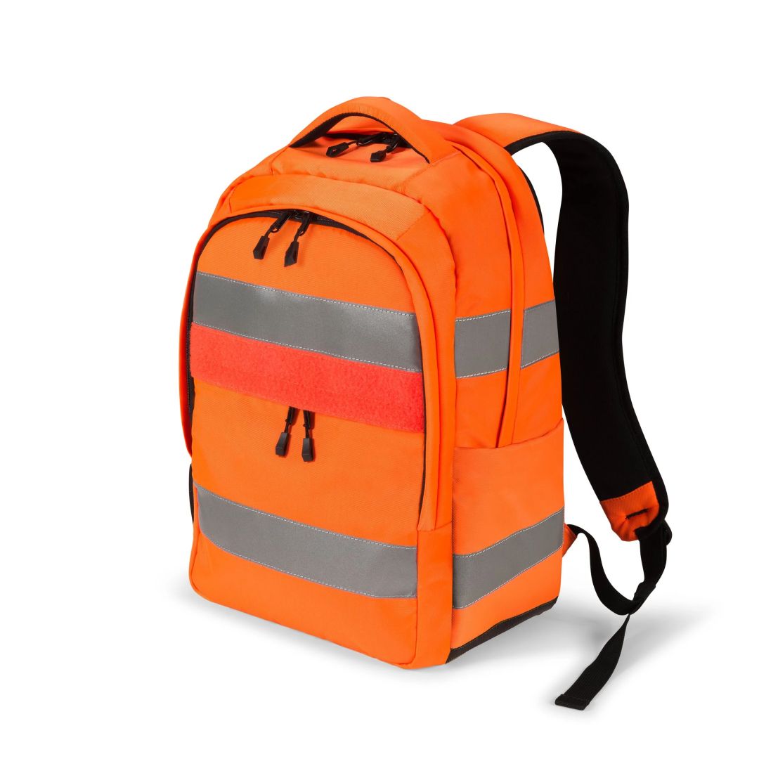 Dicota Backpack Hi-Vis 25 litres Orange