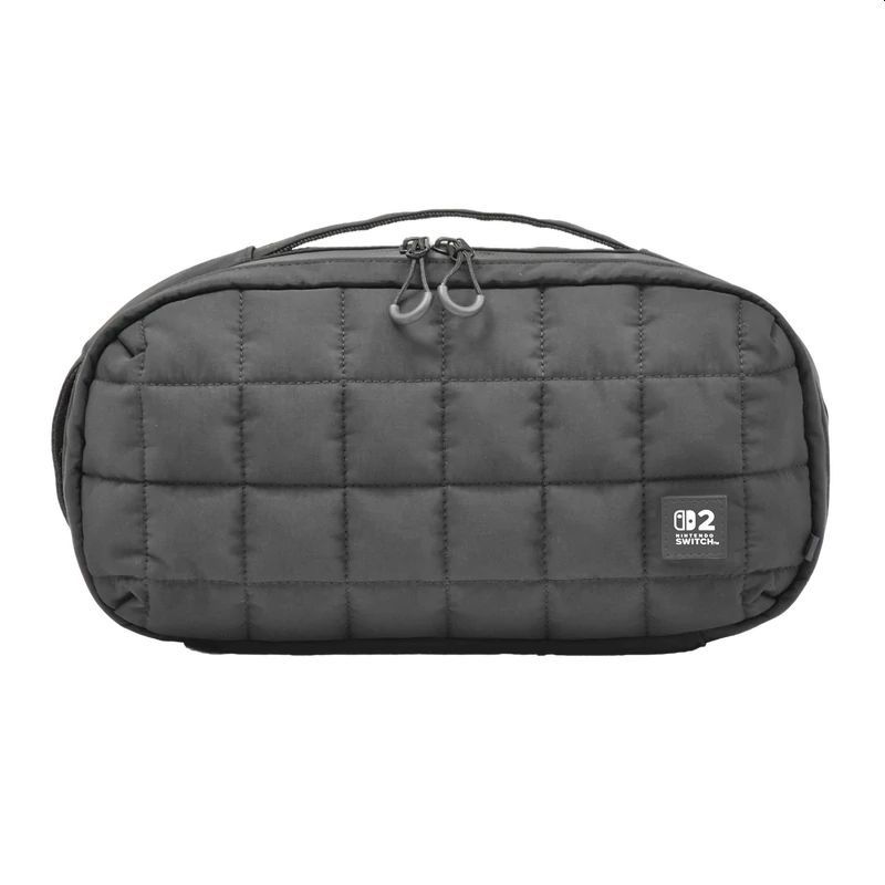 Hori Puff Pouch Nintendo Switch 2 Official Grey