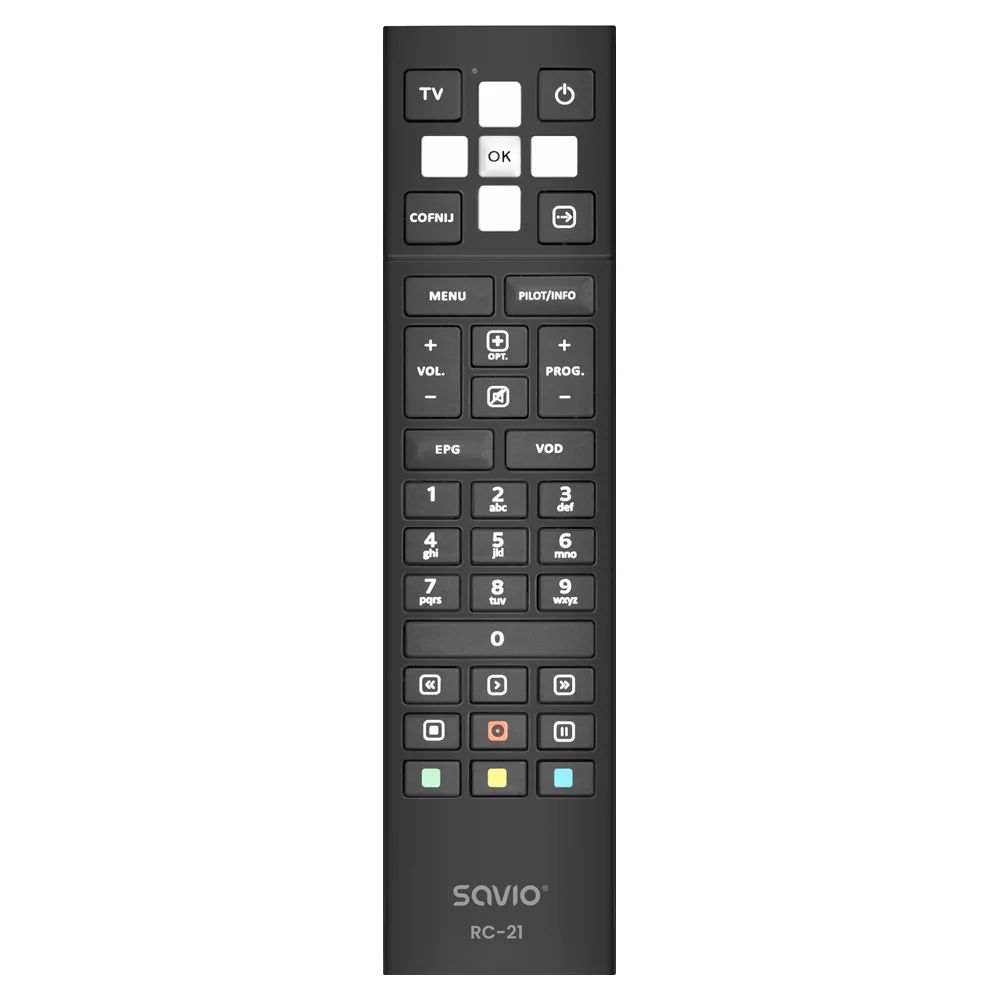 Savio RC-21 Universal remote control for NC
