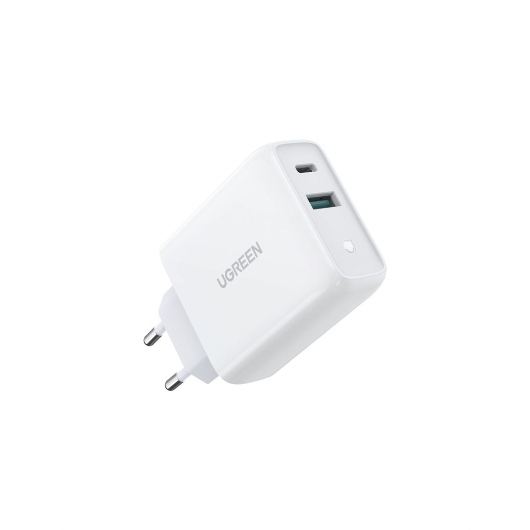 UGREEN 36W Dual Port Charger EU White