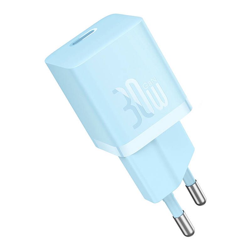 Baseus GaN5 Mini USB-C Charger Blue