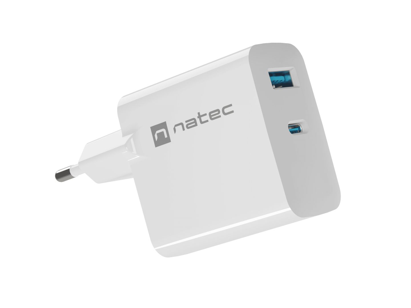 natec Ribera Gan Wall Charger White