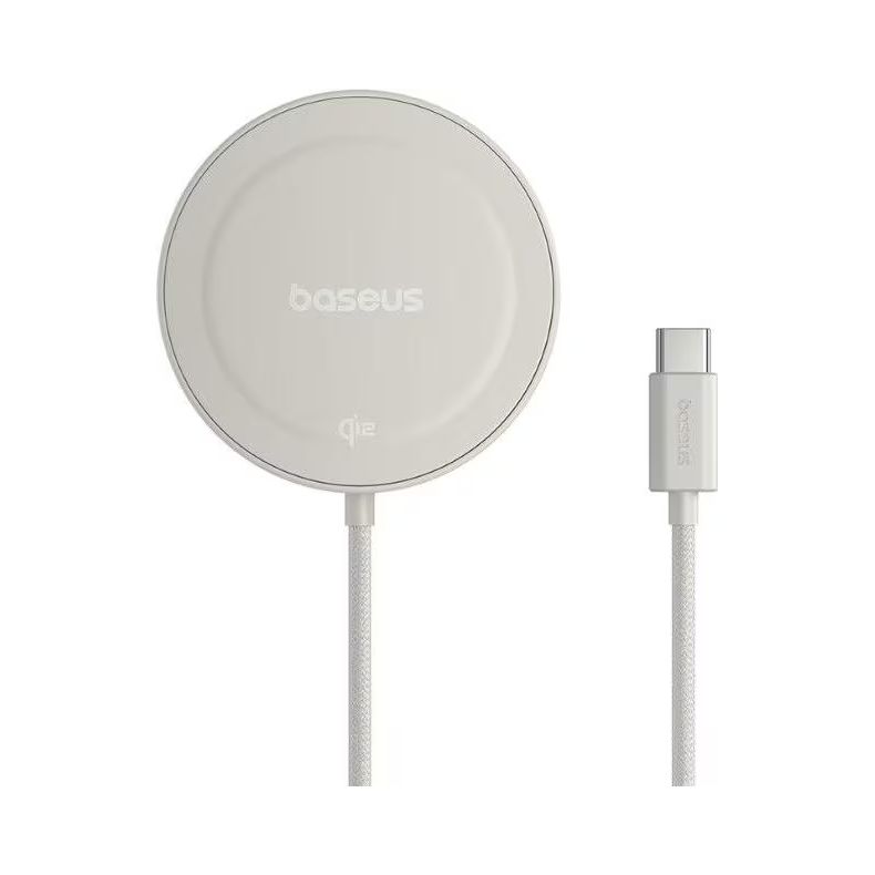 Baseus Simple Mini4 Magnetic Wireless Charging Stand Titanium Gold